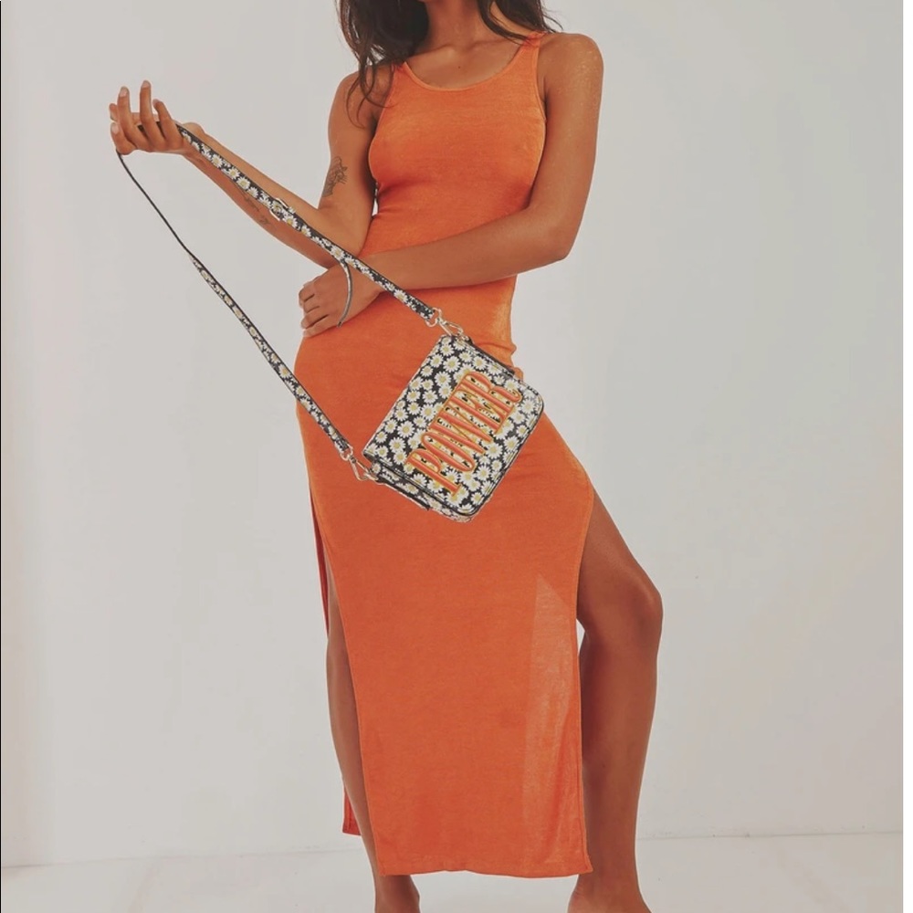Open back midi dress